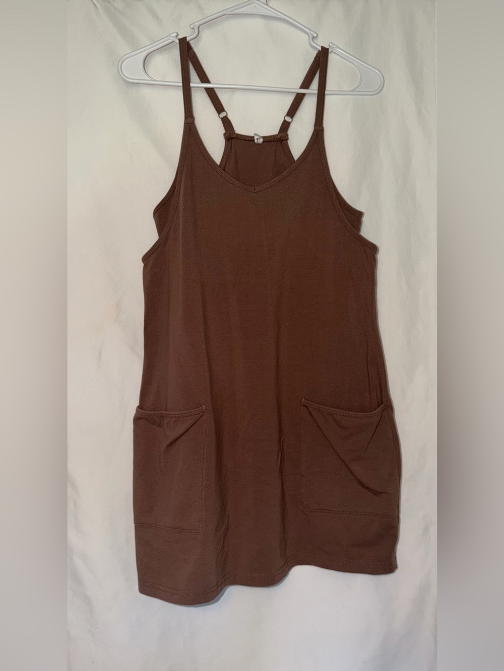 Women’s Brown Racerback Tank Dress